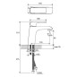 Ravak Flat - Mitigeur de lavabo FL 014.00, chrome X070118