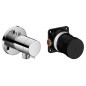 Keuco IXMO - Mitigeur thermostatique de douche SOLO encastré avec corps d'encastrement, chrome 59554010021