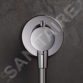 Keuco IXMO - Mitigeur thermostatique de douche SOLO encastré avec corps d'encastrement, chrome 59554010021