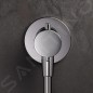 Keuco IXMO - Mitigeur thermostatique de douche SOLO encastré avec corps d'encastrement, chrome 59554010021