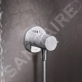 Keuco IXMO - Mitigeur thermostatique de douche SOLO encastré avec corps d'encastrement, chrome 59554010021