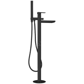 Sapho Spy - Mitigeur de baignoire pour montage au sol, avec corps d´encastrement, noir mat PY21/15