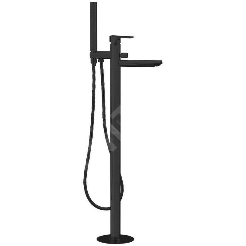Sapho Spy - Mitigeur de baignoire pour montage au sol, avec corps d´encastrement, noir mat PY21/15