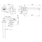 Ideal Standard Connect Air - Mitigeur de lavabo encastré, 2 trous, Silver Storm A7009GN