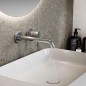 Ideal Standard Joy - Mitigeur de lavabo encastré, bec 225 mm, 2 trous, Magnetic Grey A7379A5