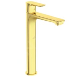Ideal Standard Connect Air - Mitigeur de lavabo Slim, BlueStart, Brushed Gold A7028A2