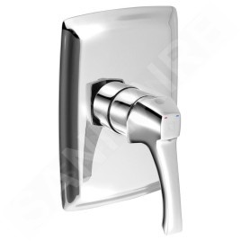 Sapho Dreamart - Mitigeur de douche encastré, avec corps d’encastrement, chrome DA041