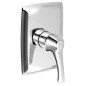 Sapho Dreamart - Mitigeur de douche encastré, avec corps d’encastrement, chrome DA041