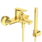 Ideal Standard Connect Air - Mitigeur de baignoire avec accessoires, Brushed Gold A7056A2