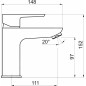 Novaservis Metalia 58 - Mitigeur de lavabo, chrome 58001/1,0