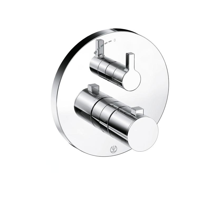 Kludi Nova Fonte - Mitigeur thermostatique de douche à encastrer, chrome 208350515