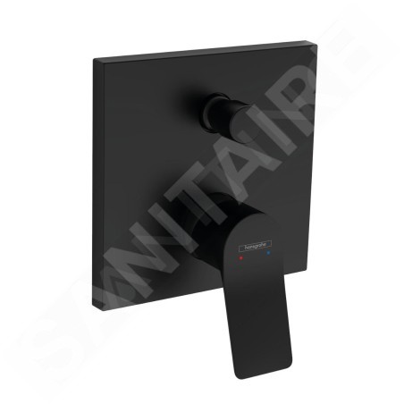 Hansgrohe Vivenis - Mitigeur de baignoire encastré, 2 sorties, noir mat 75416670