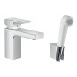 Hansgrohe Vernis Shape - Mitigeur de lavabo avec douchette à main Bidette, chrome 71216000