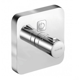 Kludi Push - Mitigeur de douche thermostatique encastré, pour 1 sortie, chrome 389010538