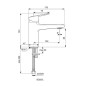 Ideal Standard CeraPlan - Mitigeur de lavabo Grande, chrome BD222AA
