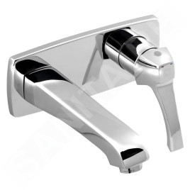 Sapho Dreamart - Mitigeur de lavabo encastré, avec corps d’encastrement, chrome DA004