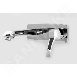 Sapho Dreamart - Mitigeur de lavabo encastré, avec corps d’encastrement, chrome DA004