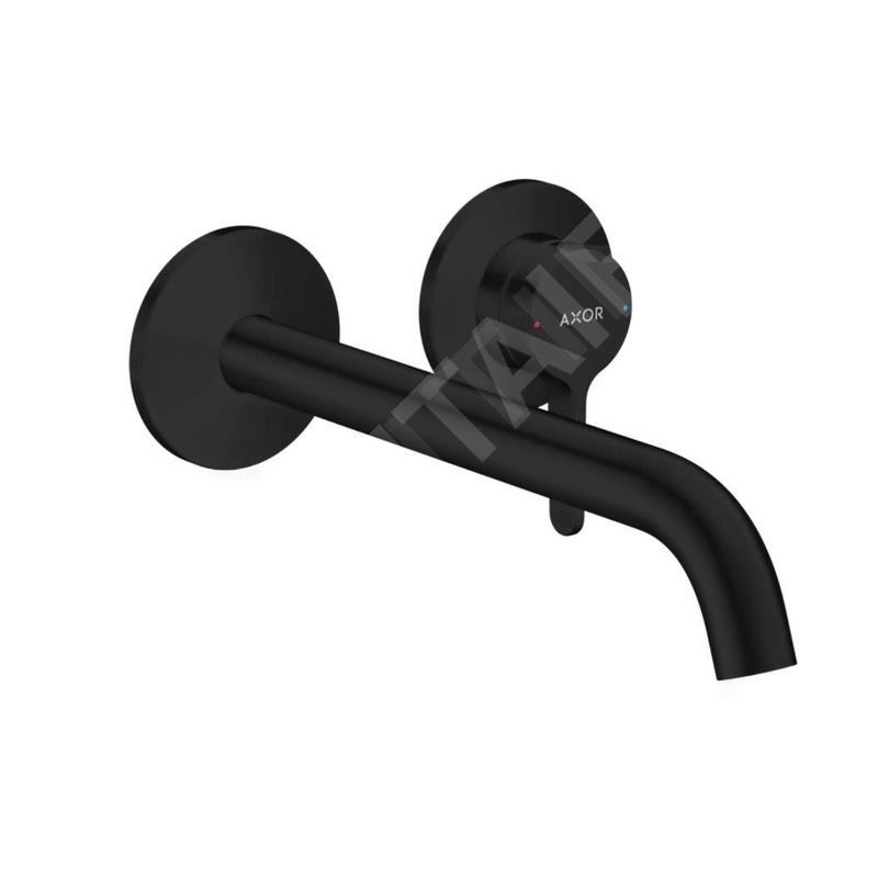 Axor One - Mitigeur de lavabo encastré, 2 trous, noir mat 48120670