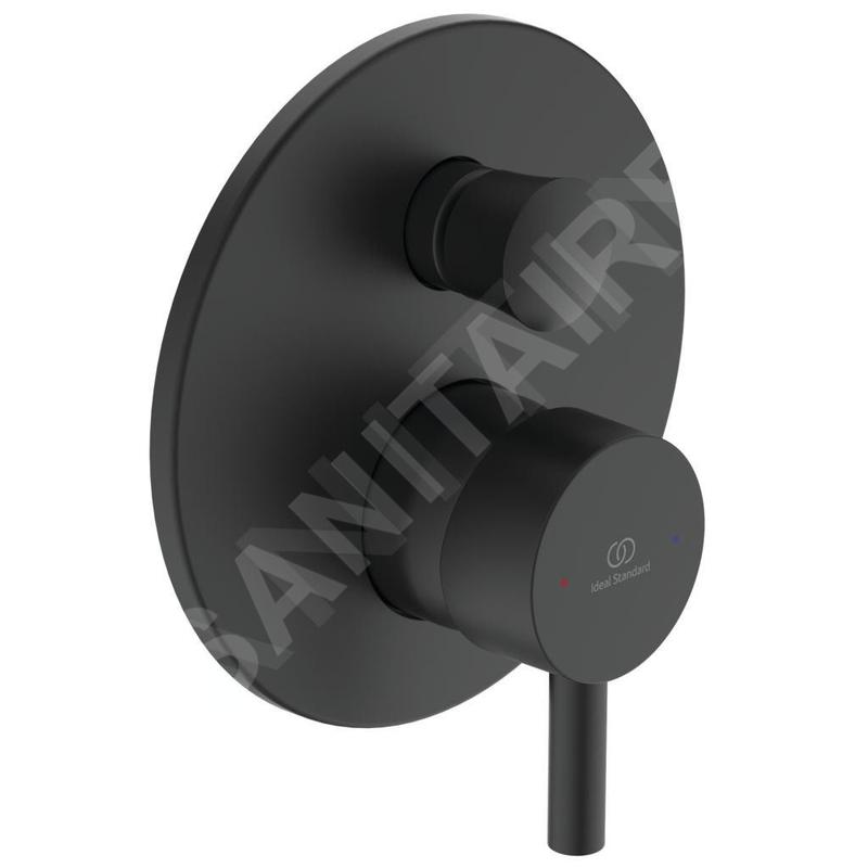 Ideal Standard CeraLine - Mitigeur encastré pour 2 sorties, noir A7389XG