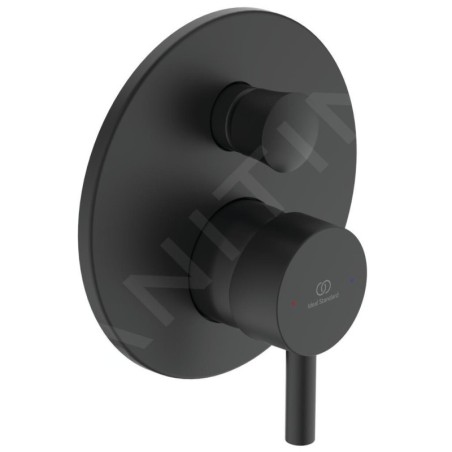 Ideal Standard CeraLine - Mitigeur encastré pour 2 sorties, noir A7389XG