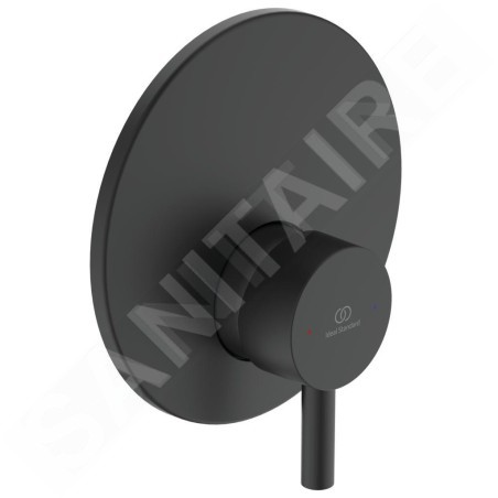 Ideal Standard CeraLine - Mitigeur de douche encastré pour 1 sortie, noir BD138XG
