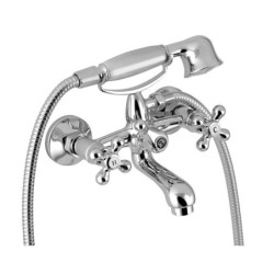 Novaservis Titania Retro II - Mitigeur de baignoire avec accessoires, chrome 99121,0