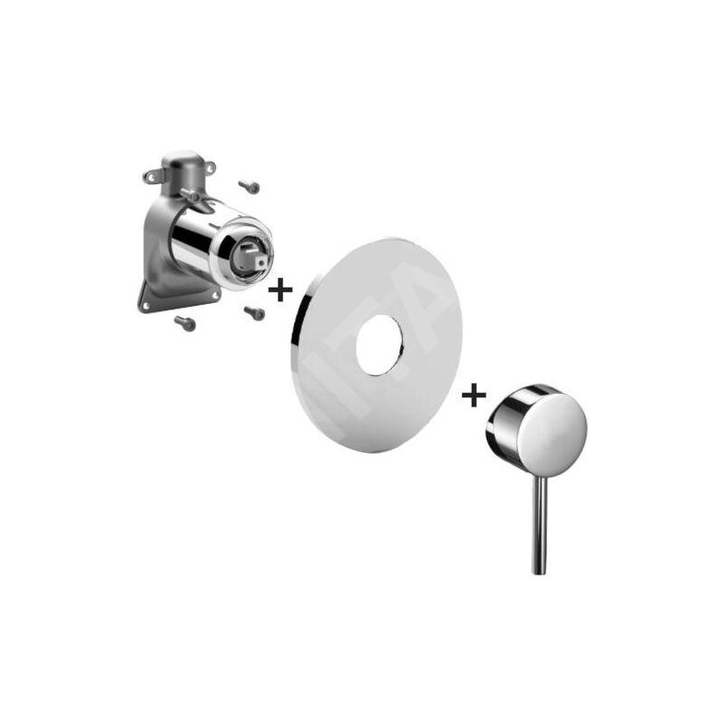Paffoni Light - Mitigeur encastré pour 1 sortie, chrome LIGBOX010CR Paffoni Light - Mitigeur encastré pour 1 sortie, chrome LIGBOX010CR