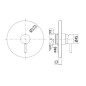 Paffoni Light - Mitigeur encastré pour 1 sortie, chrome LIGBOX010CR Paffoni Light - Mitigeur encastré pour 1 sortie, chrome LIGBOX010CR