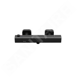 Ravak 10° Free - Mitigeur de douche thermostatique TD F 033.20 / 150, noir X070154
