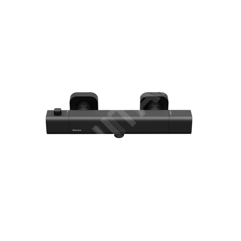 Ravak 10° Free - Mitigeur de douche thermostatique TD F 033.20 / 150, noir X070154