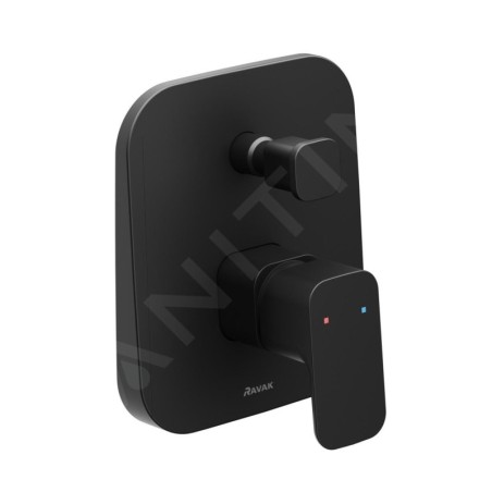 Ravak 10° Free - Mitigeur de baignoire TD F 061.20 encastré, avec corps, noir X070156
