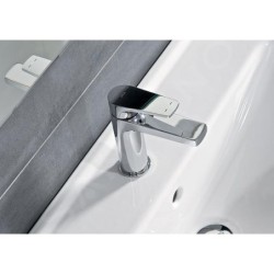 Jika Cubito-N - Mitigeur de lavabo avec vidage Click-Clack, chrome H3111X10041141