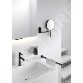 Keuco IXMO - Mitigeur de lavabo, noir mat 59502371100
