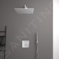 Ideal Standard CeraTherm Navigo - Mitigeur de douche thermostatique encastré pour 2 sorties, chrome A7302AA