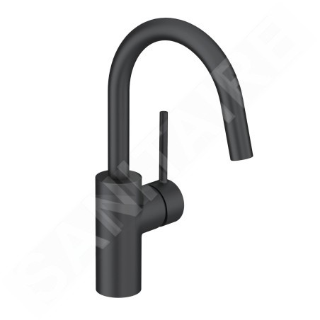 Kludi Bozz - Mitigeur de lavabo, noir mat 380283976