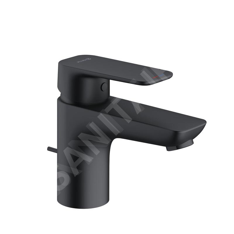 Kludi Pure&Style - Mitigeur de lavabo avec vidage, noir mat 403823975