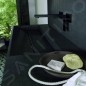 Steinberg 160 - Mitigeur de lavabo encastré, installation 2 trous, noir mat 160 1814 3 S