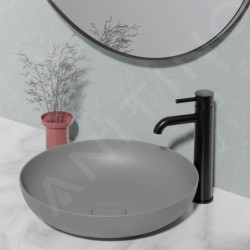Steinberg 100 - Mitigeur de lavabo, noir mat 100 1700 S