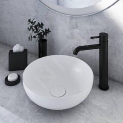 Steinberg 100 - Mitigeur de lavabo, noir mat 100 1710 S
