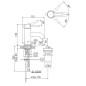 Steinberg 100 - Mitigeur de lavabo avec vidage, noir mat 100 1000 S