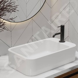 Steinberg 100 - Robinet de lavabo, noir mat 100 2500 S