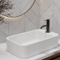Steinberg 100 - Robinet de lavabo, noir mat 100 2500 S