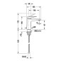 Duravit Tulum - Mitigeur de lavabo, noir mat TU1010002046