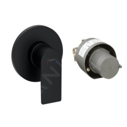 Hansgrohe Rebris E - Mitigeur de douche encastré, avec corps d’encastrement, noir mat 72658670