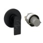 Hansgrohe Rebris E - Mitigeur de douche encastré, avec corps d’encastrement, noir mat 72658670
