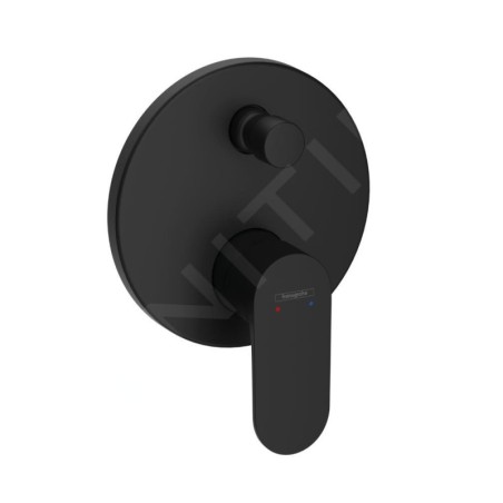 Hansgrohe Rebris S - Mitigeur de baignoire encastré, noir mat 72467670