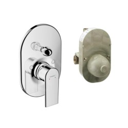 Hansgrohe Vernis Shape - Mitigeur de baignoire encastré, avec corps, chrome 71472000