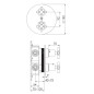 Steinberg 250 - Mitigeur thermostatique encastré, 2 sorties, nickel brossé 250 4133 3 BN