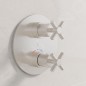 Steinberg 250 - Mitigeur thermostatique encastré, 2 sorties, nickel brossé 250 4133 3 BN