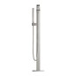 Grohe Eurocube - Mitigeur de baignoire à monter au sol avec accessoires, supersteel 23672DC1